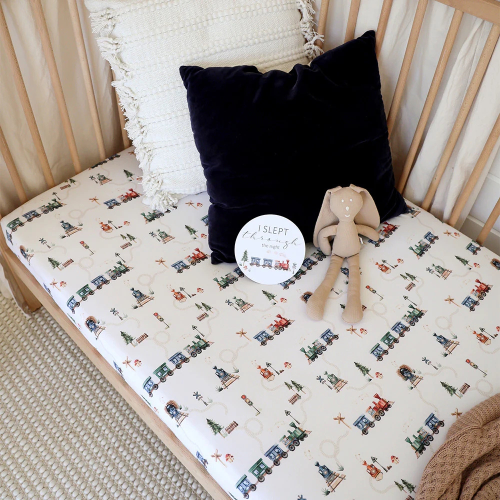 Snuggle Hunny Kids Fitted Cot Sheet - PramFox Singapore