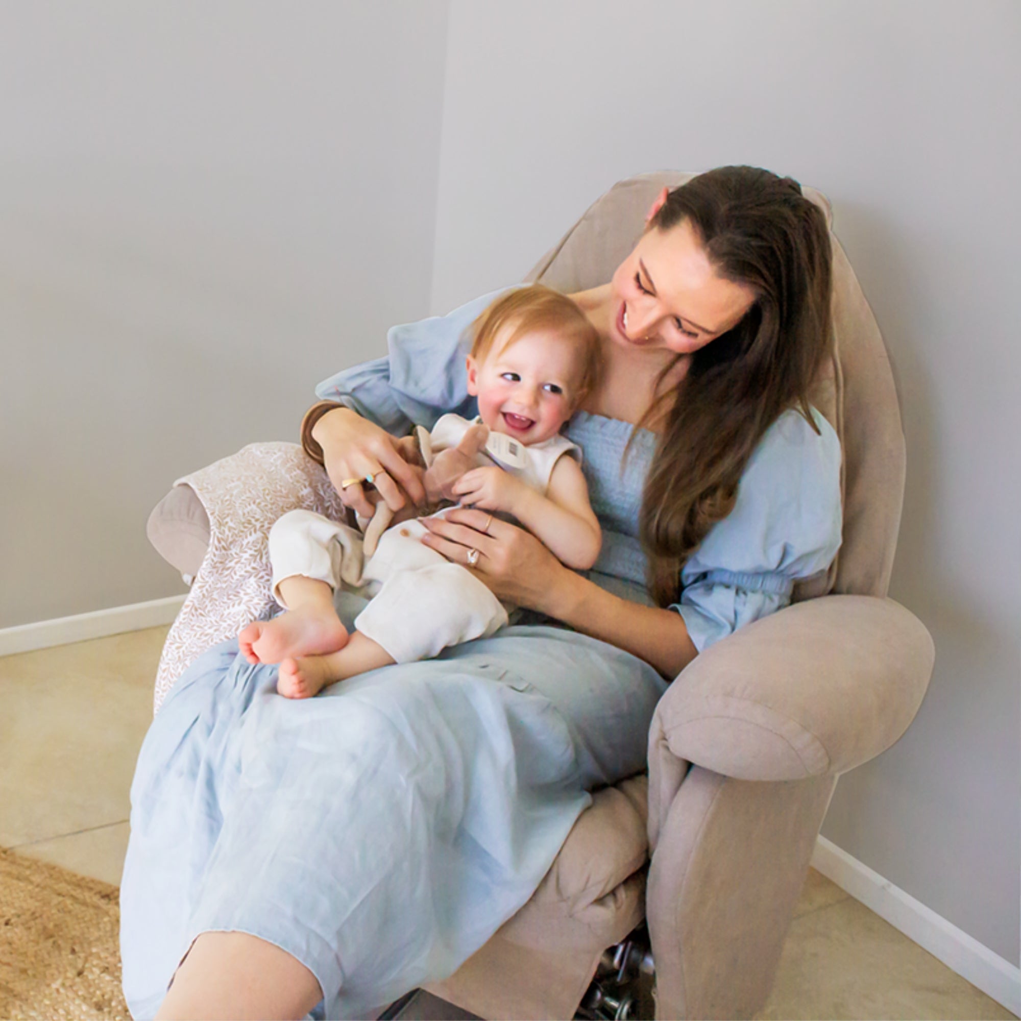 Babyhood Vogue Feeding Glider Chair & Ottoman - PramFox