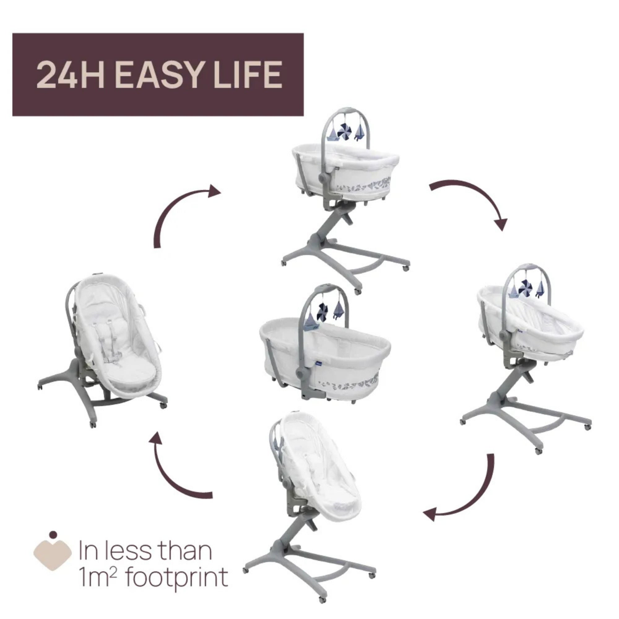 Chicco Baby Hug 5-in-1 Pro Crib - PramFox