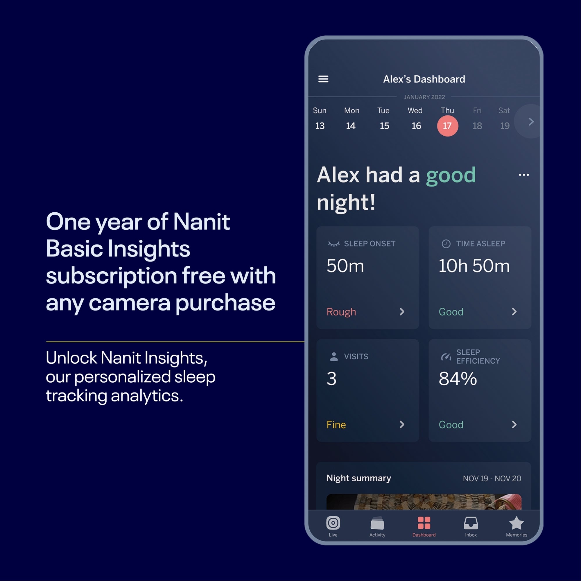Nanit Pro Smart Baby Monitor