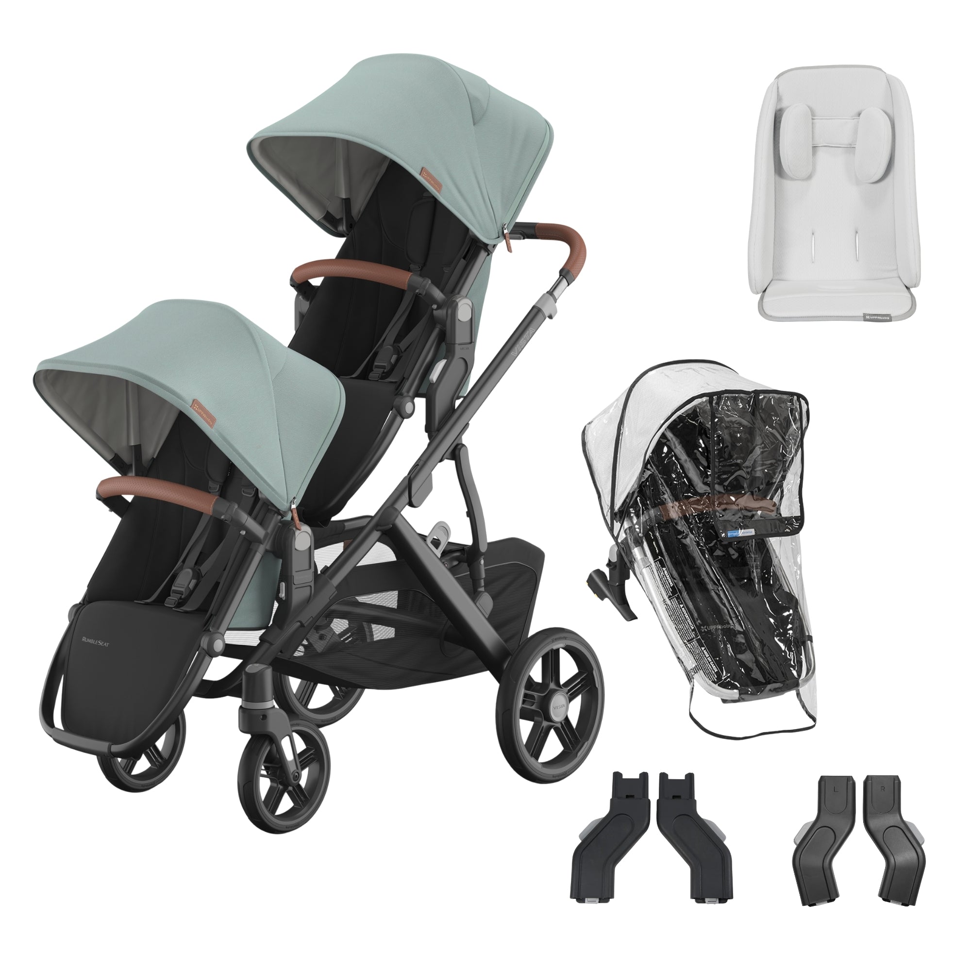 UPPAbaby Vista V3 Double Stroller Bundle