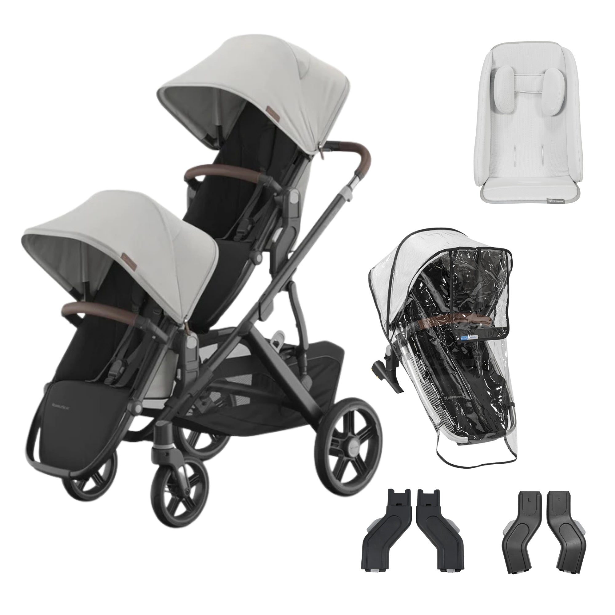 UPPAbaby Vista V3 Double Stroller Bundle