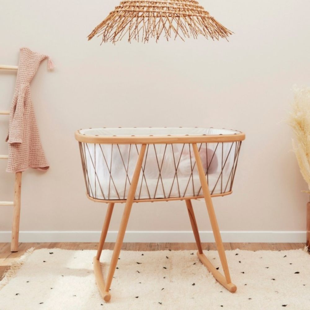Charlie Crane KUMI Crib with Coco Mattress - PramFox Singapore