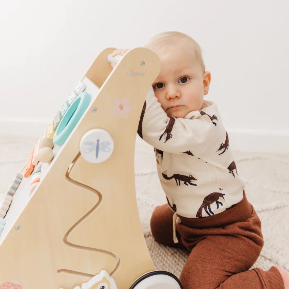 Bubble Wooden Activity Play Walker - PramFox Singapore