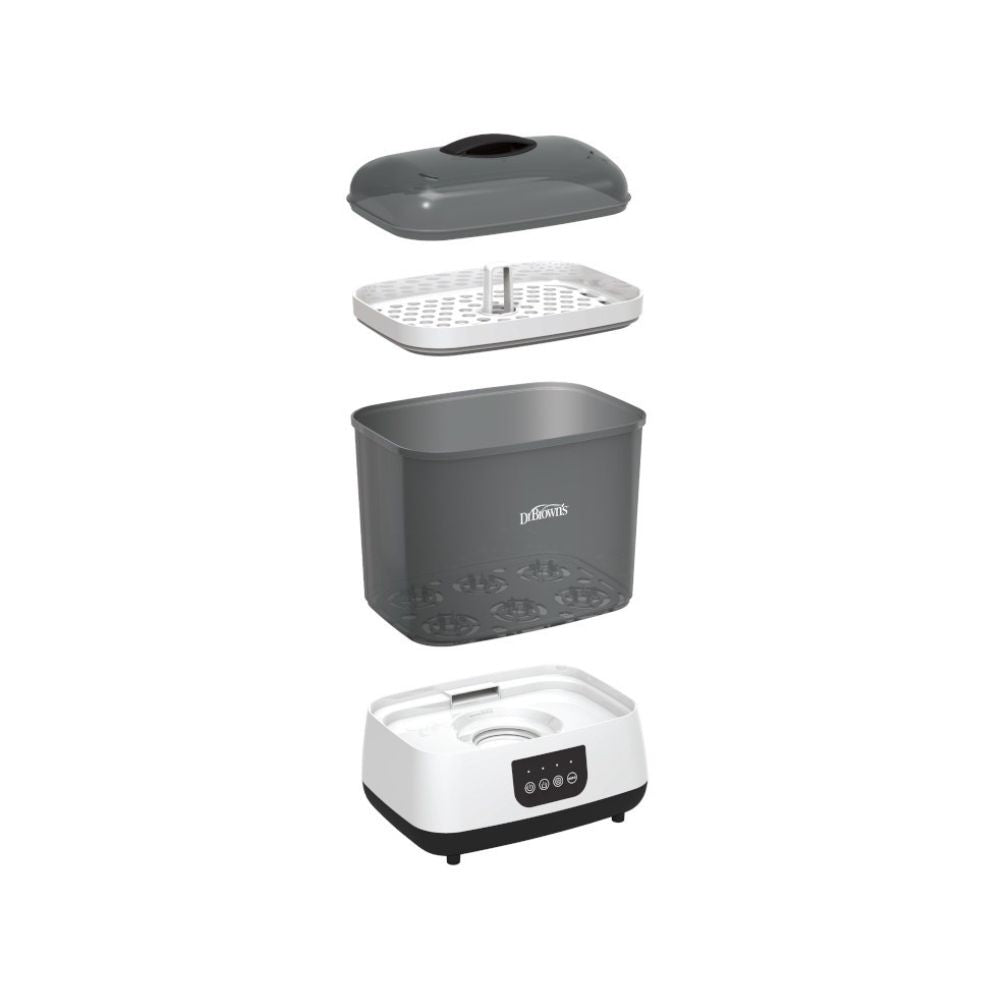 Dr Brown's Electric Steam Steriliser & Dryer With HEPA Air Filter - PramFox Singapore