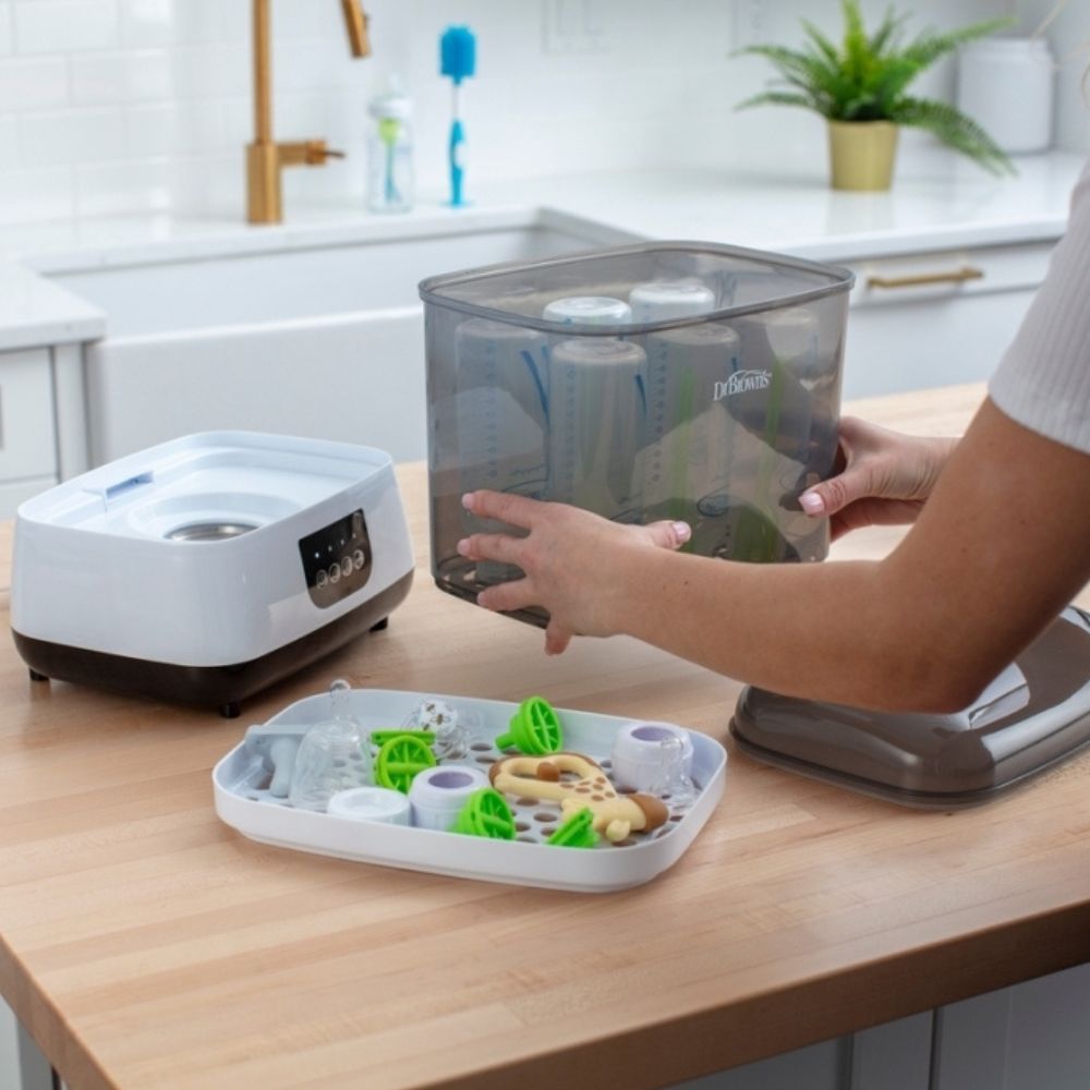 Dr Brown's Electric Steam Steriliser & Dryer With HEPA Air Filter - PramFox Singapore