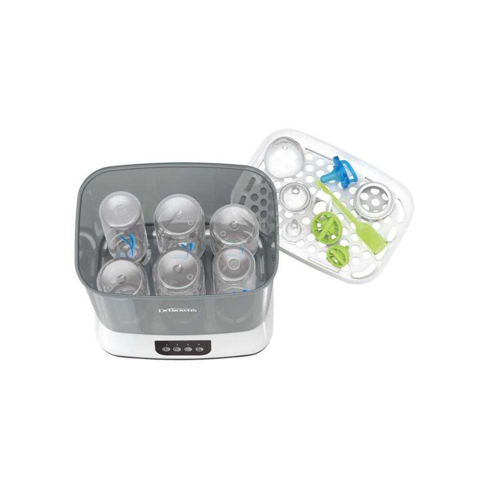 Dr Brown's Electric Steam Steriliser & Dryer With HEPA Air Filter - PramFox Singapore