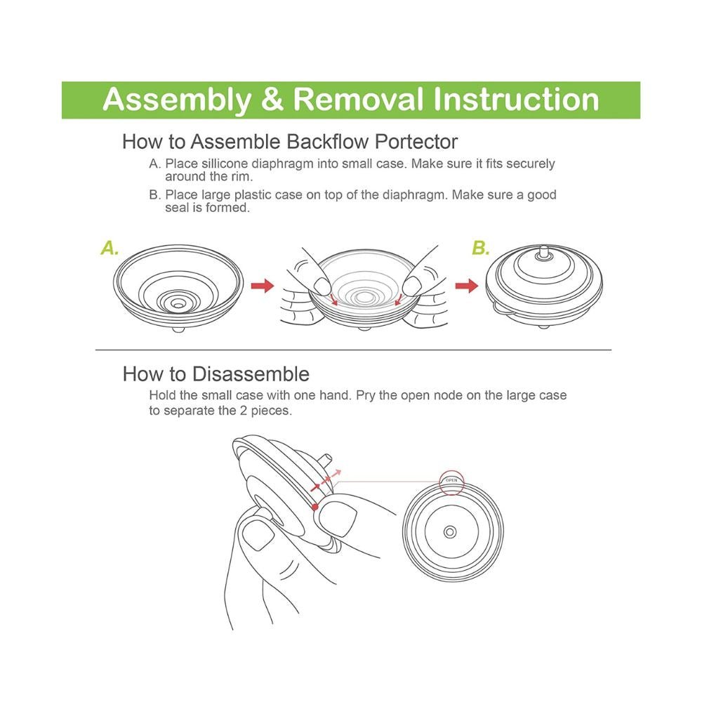 Membrane for Spectra & Maymom Backflow Protector, 2pce - PramFox Singapore