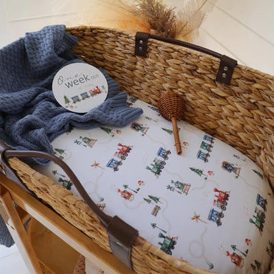 Snuggle Hunny Kids Bassinet Sheet | Change Pad Cover - PramFox Singapore
