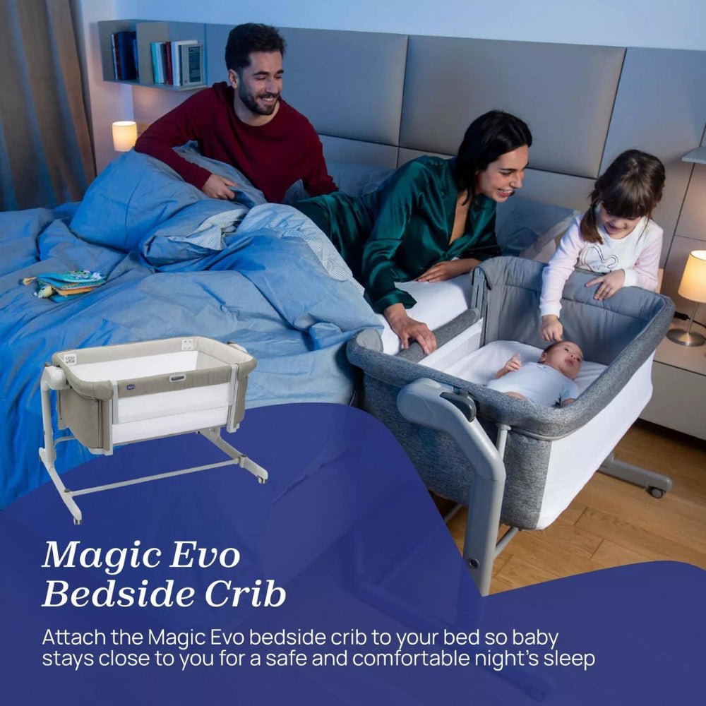 Chicco Next2Me Magic Evo Co-Sleeping Crib - PramFox Singapore