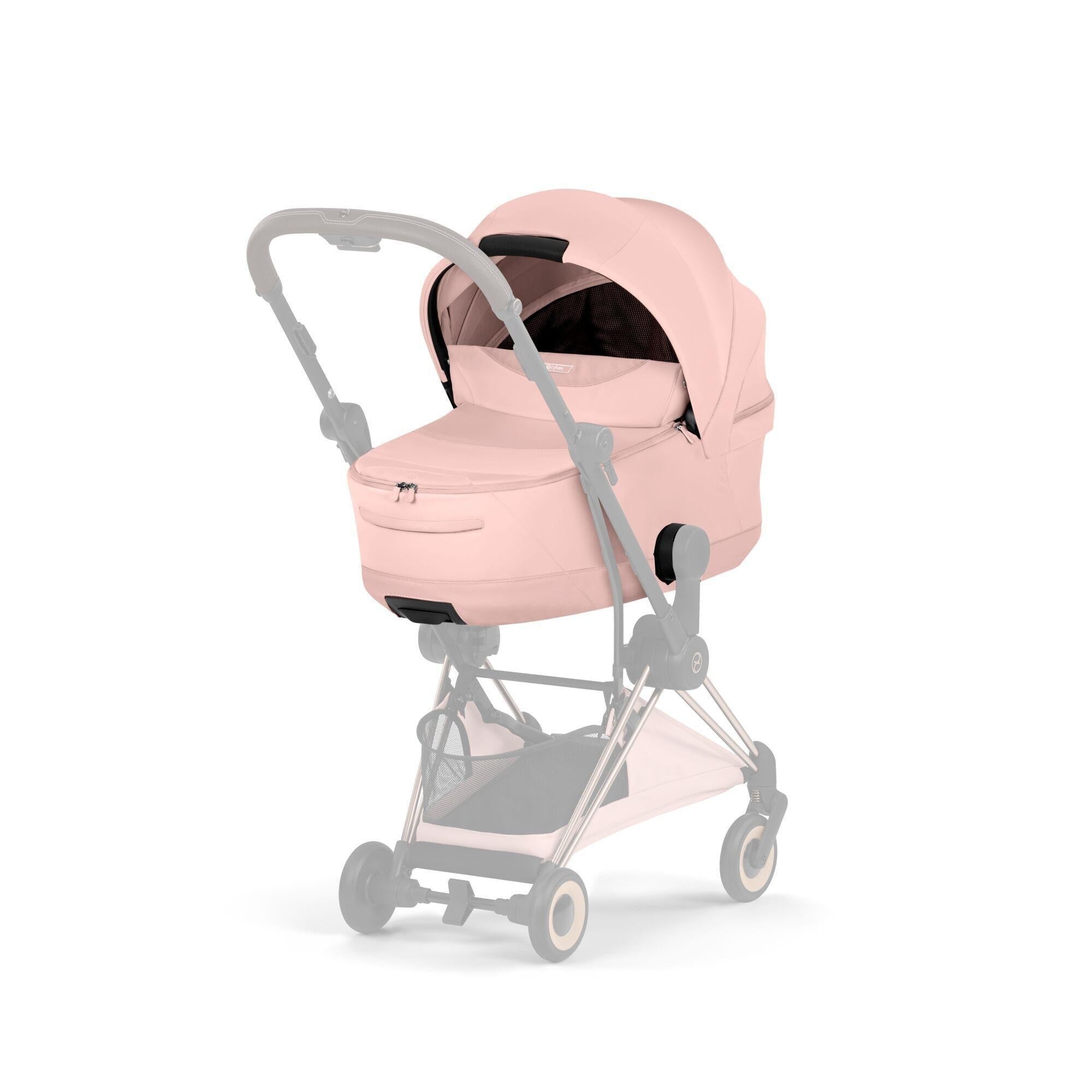 Cybex Coya Fold Carry Cot Peach Pink