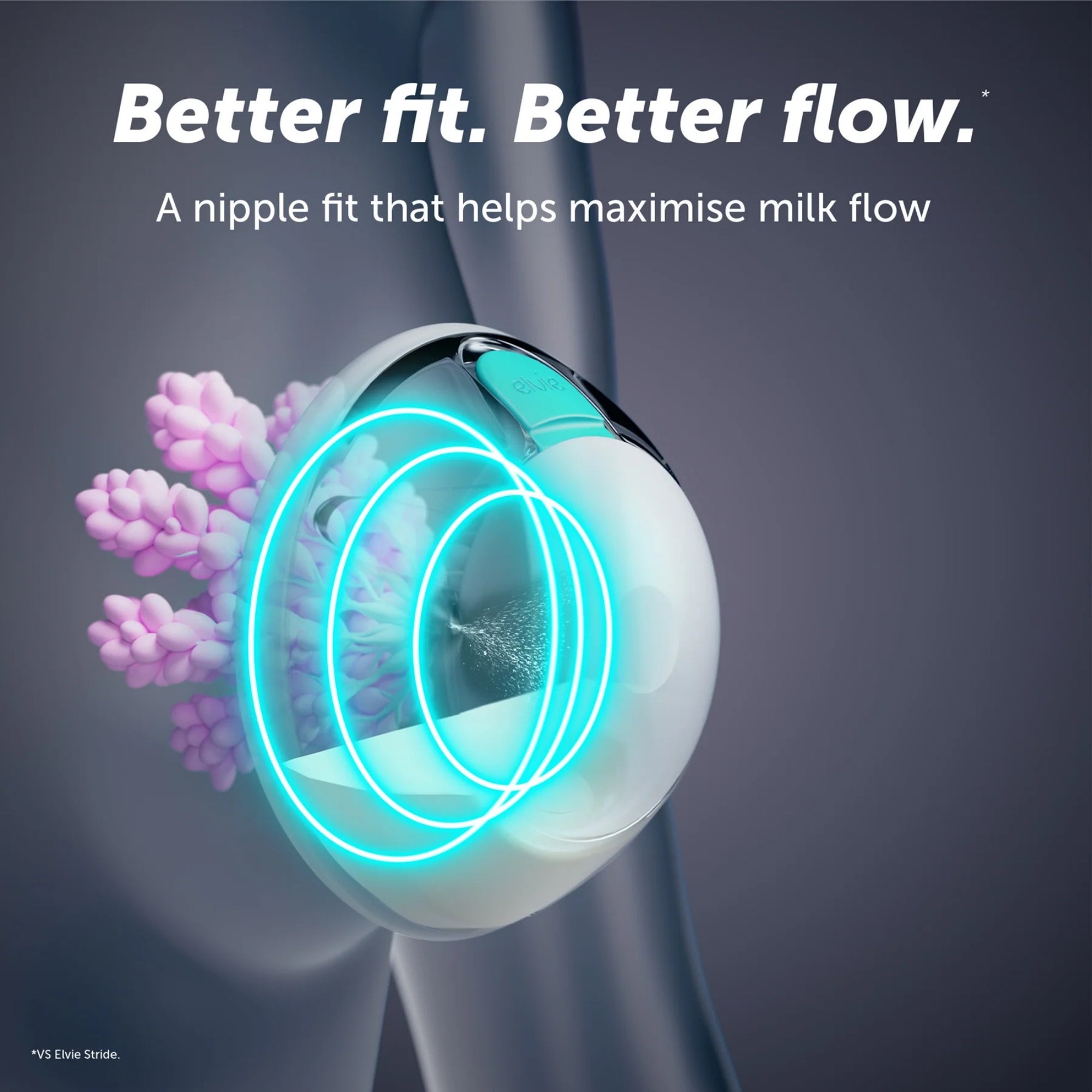 Elvie Stride 2 Hospital-Grade Suction Breast Pump