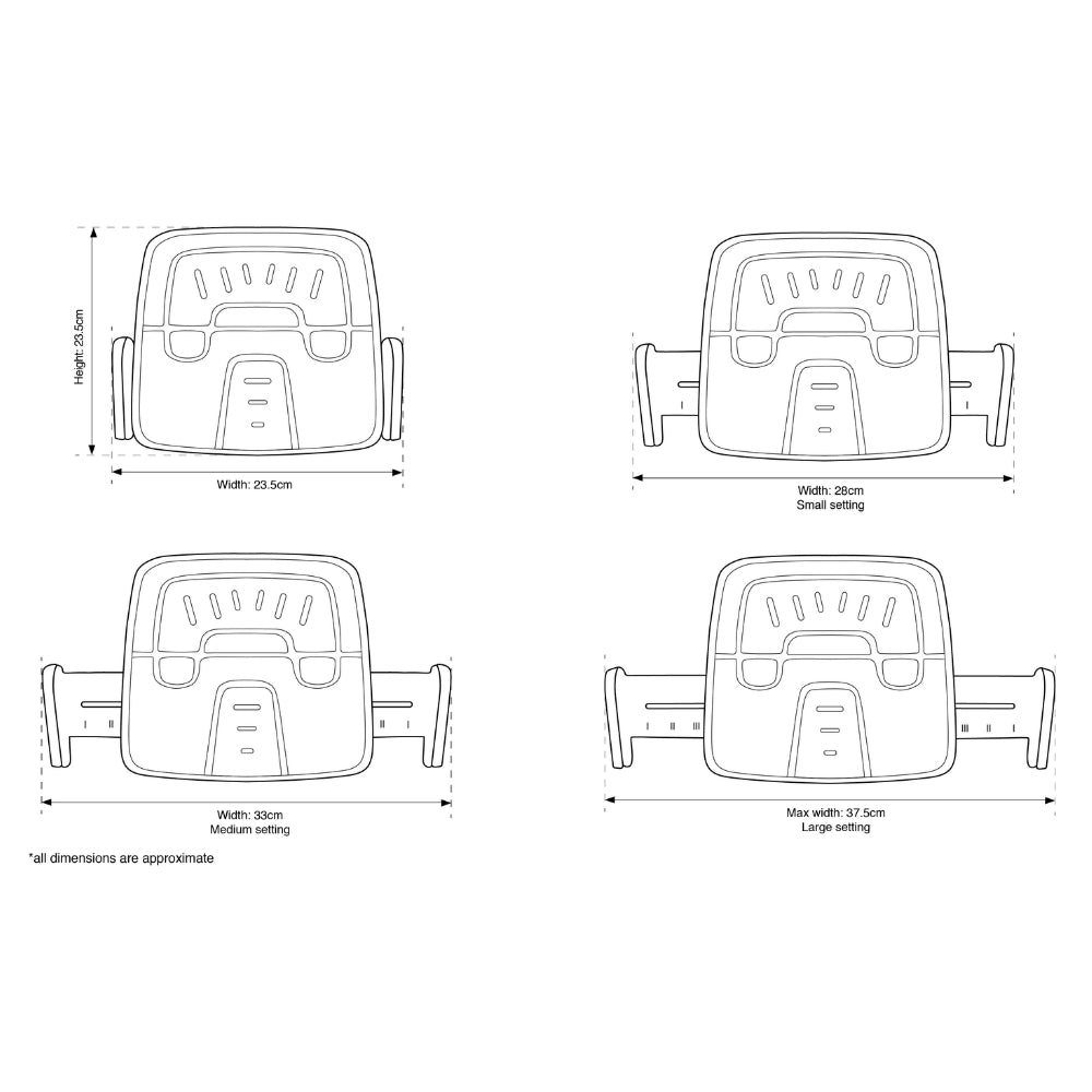 mifold Comfort Grab - And - Go Booster Seat - PramFox Singapore