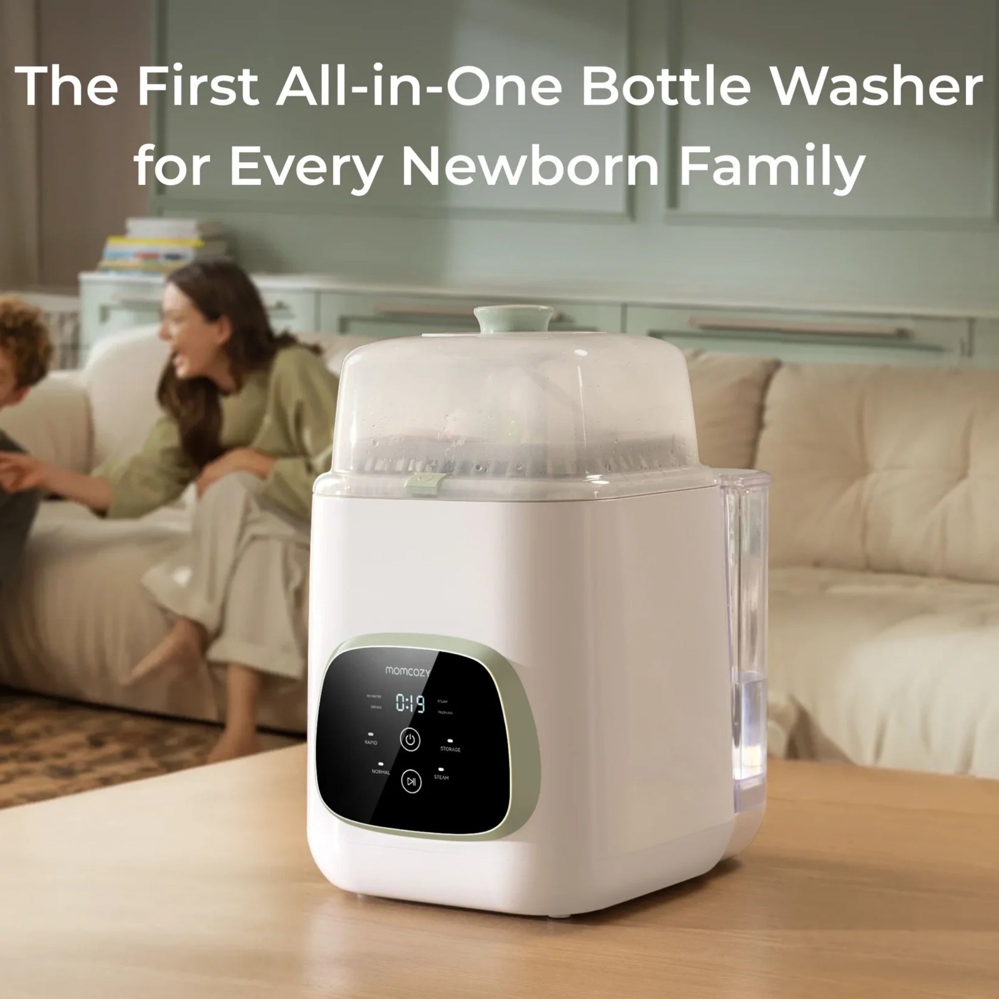 Momcozy KleanPal Pro Baby Bottle Washer, Sterilizer & Dryer