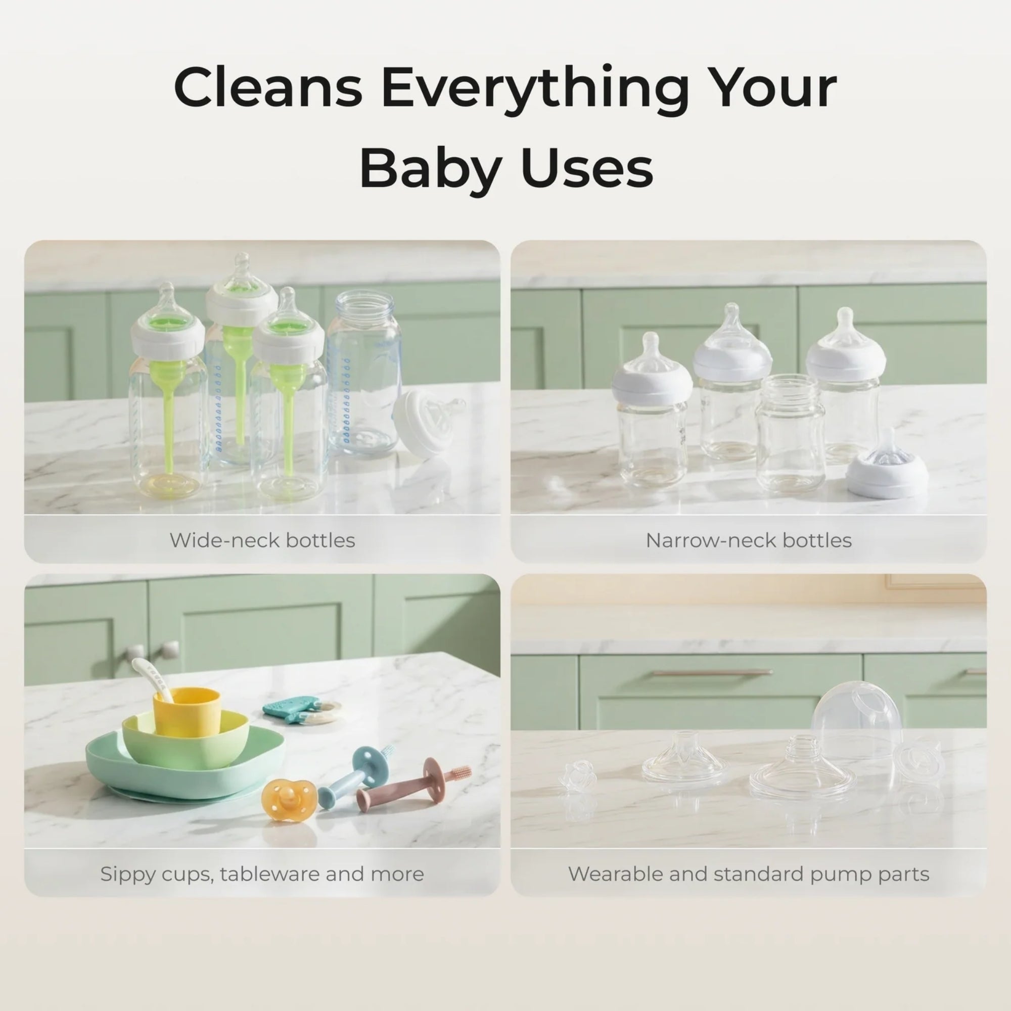 Momcozy KleanPal Pro Baby Bottle Washer, Sterilizer & Dryer