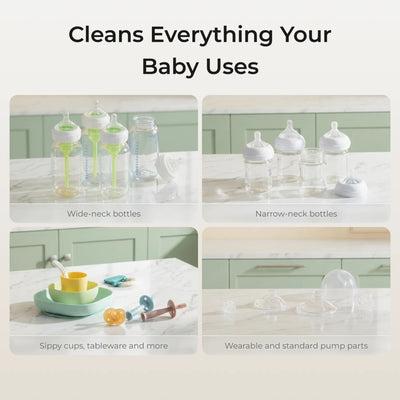 Momcozy KleanPal Pro Baby Bottle Washer, Sterilizer & Dryer