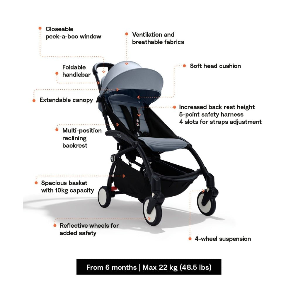 Stokke® YOYO³ 6+ Stroller - PramFox Singapore