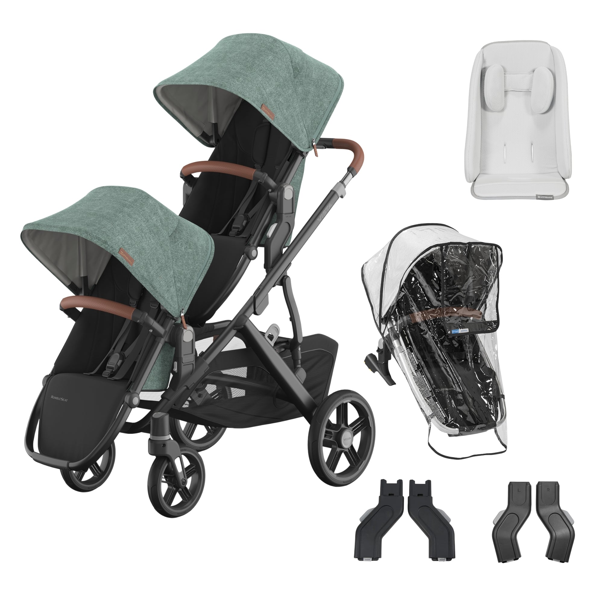 UPPAbaby Vista V3 Double Stroller Bundle