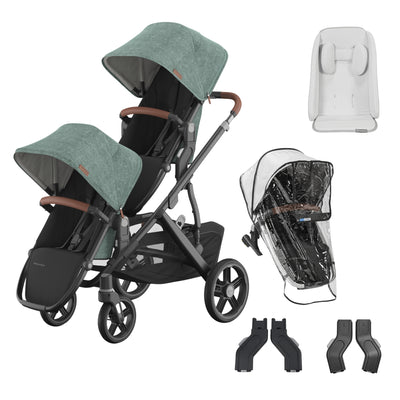 UPPAbaby Vista V3 Double Stroller Bundle