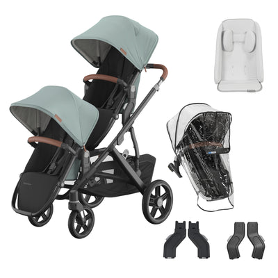 UPPAbaby Vista V3 Double Stroller Bundle