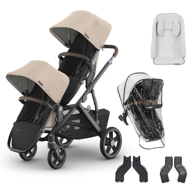 UPPAbaby Vista V3 Convertible Single-to-Double Stroller Bundle – PramFox