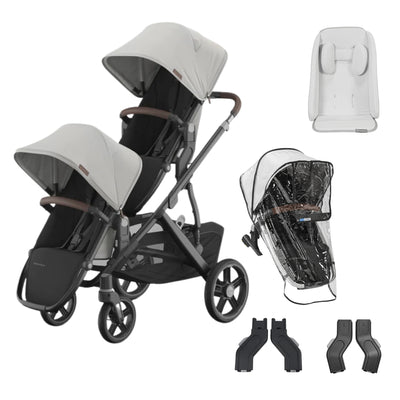 UPPAbaby Vista V3 Double Stroller Bundle