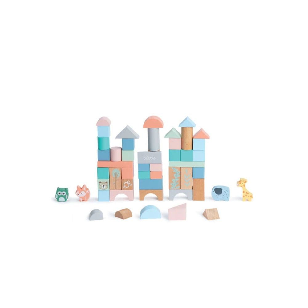 Bubble Wooden Activity Blocks - PramFox Singapore