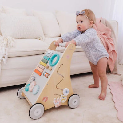 Bubble Wooden Activity Play Walker - PramFox Singapore