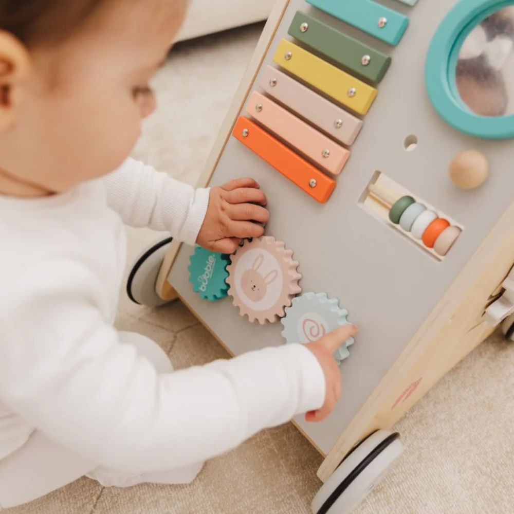 Play Walker Bubble Wooden Activity Play Walker – PramFox Singapore