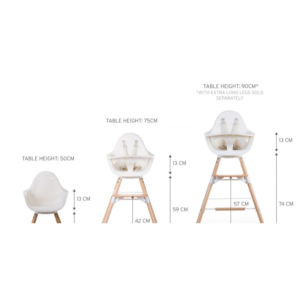 Childhome Evolu One.80° High Chair - PramFox Singapore