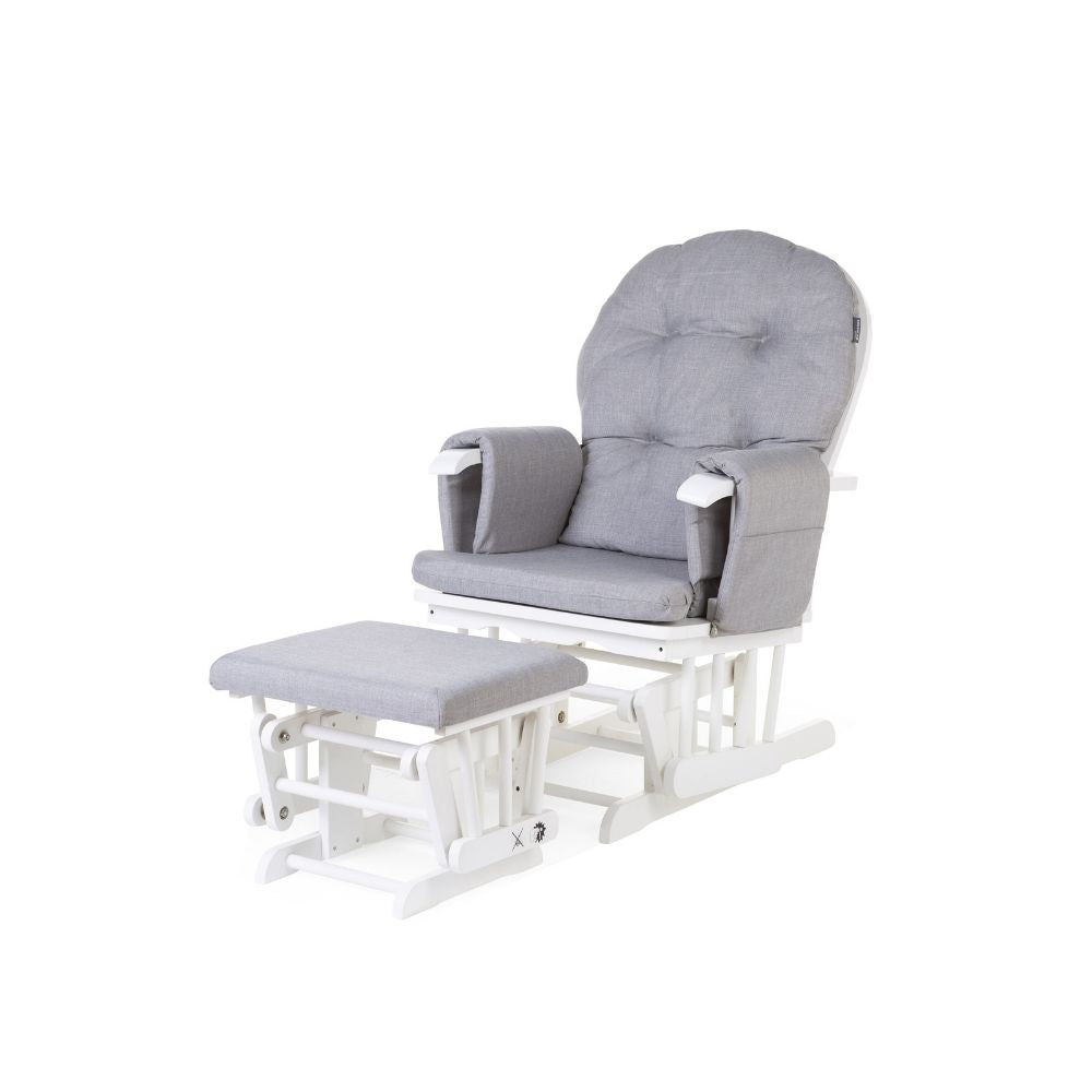 Glider nursing cheap chair and footrest