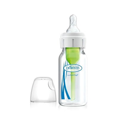 Dr Brown's Options+ Glass Narrow Neck Anti-Colic Baby Bottle - PramFox Singapore
