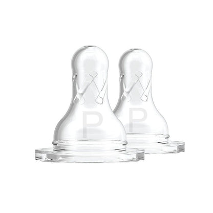 Dr Brown's Silicone Narrow Neck Nipple, 2 pce - PramFox Singapore