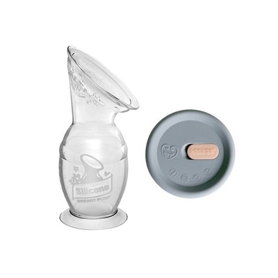Haakaa Silicone Breast Pump and Silicone Cap Set - PramFox Singapore