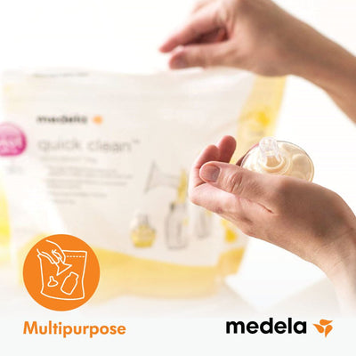 Medela Quick Clean Microwave Bags, 5 pce - PramFox Singapore