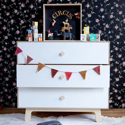 Oeuf 3-Drawer Dresser Sparrow - PramFox Singapore