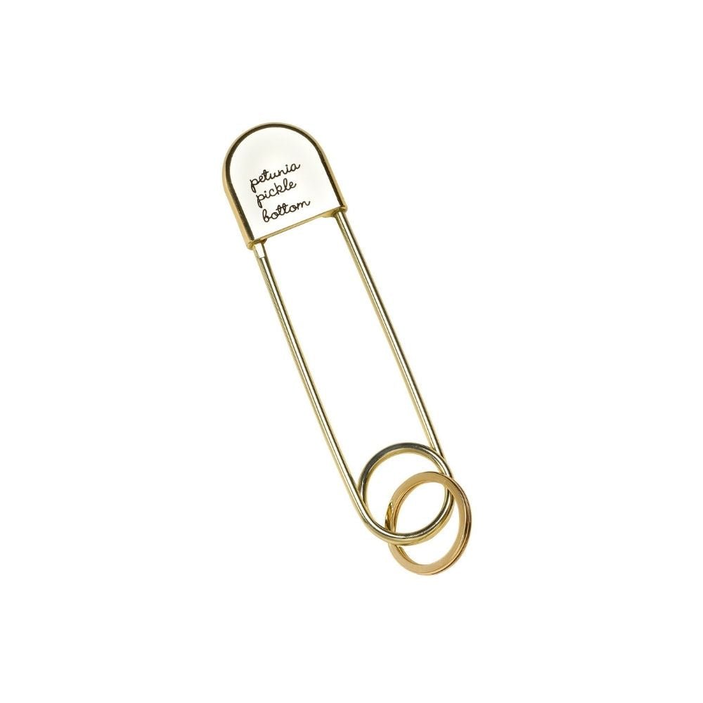 Petunia Pickle Bottom Safety Pin Keychain - PramFox Singapore
