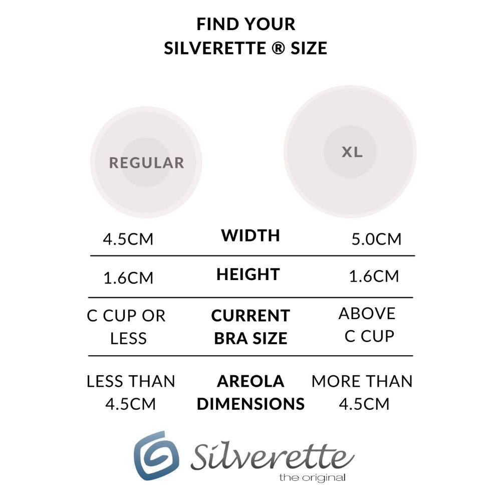 Silverette Silver Nursing Cups - PramFox Singapore