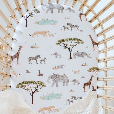 Snuggle Hunny Kids Bassinet Sheet | Change Pad Cover - PramFox Singapore