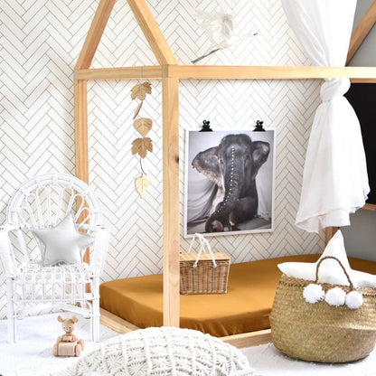 Snuggle Hunny Kids Fitted Cot Sheet - PramFox Singapore