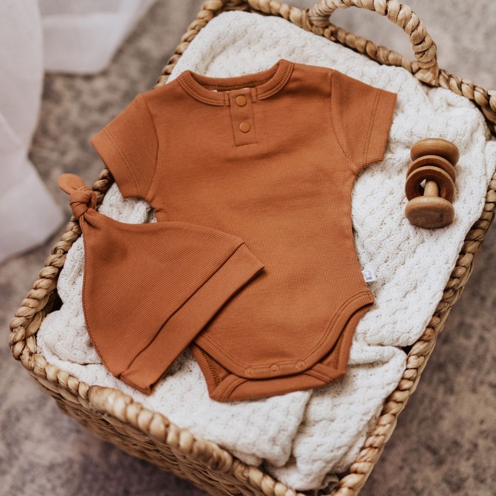 Snuggle Hunny Kids Short-Sleeved Bodysuit - PramFox Singapore