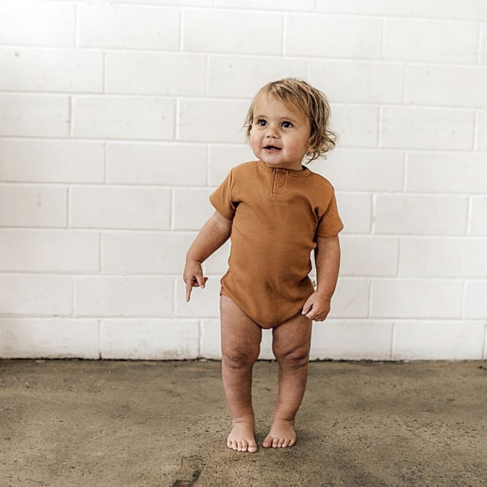 Snuggle Hunny Kids Short-Sleeved Bodysuit - PramFox Singapore