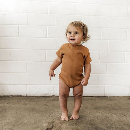 Snuggle Hunny Kids Short-Sleeved Bodysuit - PramFox Singapore