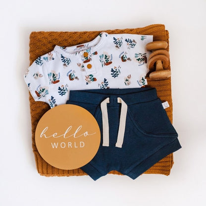 Snuggle Hunny Kids Short-Sleeved Bodysuit - PramFox Singapore