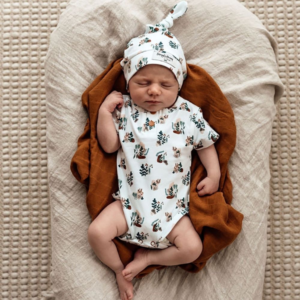 Snuggle Hunny Kids Short-Sleeved Bodysuit - PramFox Singapore