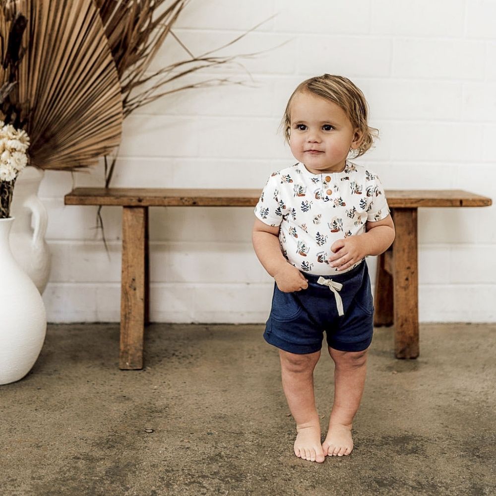 Snuggle Hunny Kids Short-Sleeved Bodysuit - PramFox Singapore
