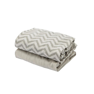 Tutti Bambini CoZee Fitted Sheets, 2 Pack - PramFox Singapore