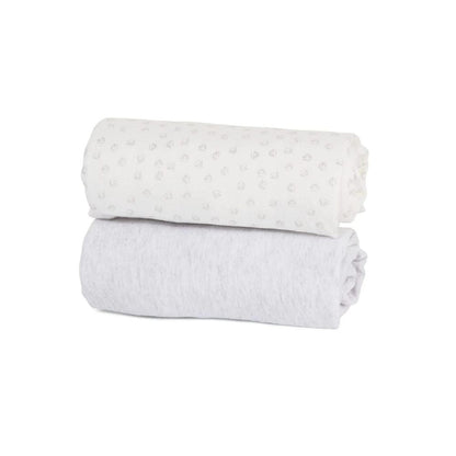 Tutti Bambini CoZee Fitted Sheets, 2 Pack - PramFox Singapore