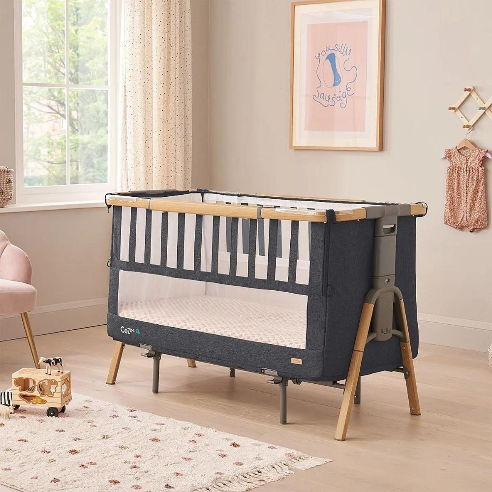 Tutti Bambini CoZee XL Bedside Crib & Cot – PramFox Singapore