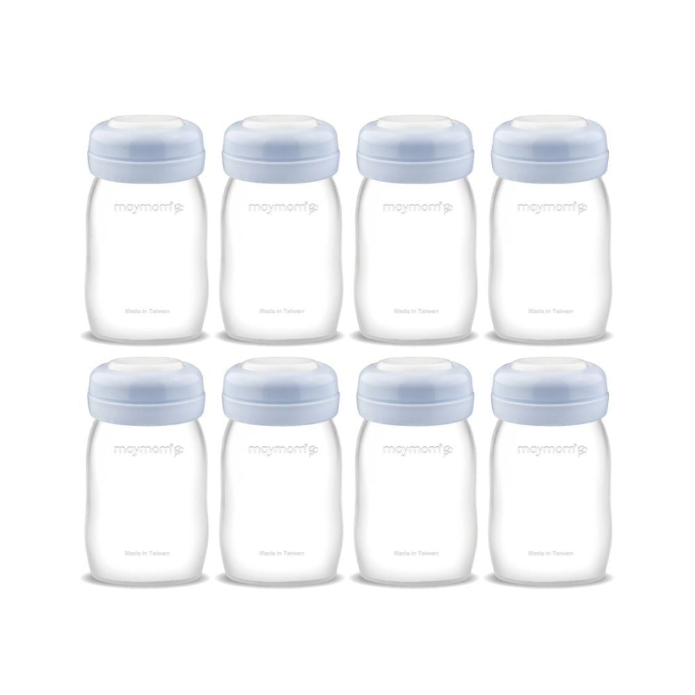 Wide Neck Breastmilk Collection n Storage Bottle 160ml, 9 pce - PramFox Singapore